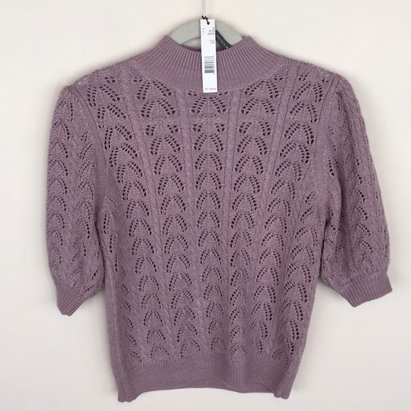 Elie Tahari Sweaters - NWT Elie Tahari Lavender Crochet Sweater